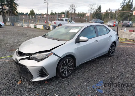 2017 Toyota Corolla Se из США, поврежденный, VIN 2T1BURHE2HC806800